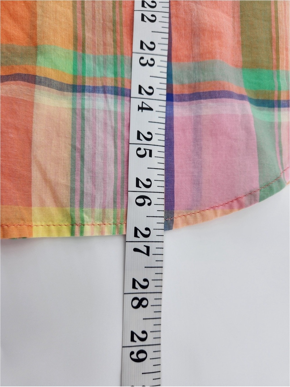 Talbots Womens Button Down Shirt Multicolor Plaid Long Sleeve Casual Top - Picture 6 of 6